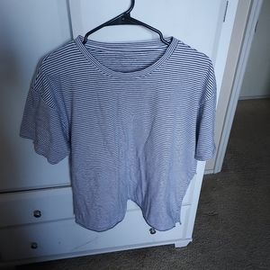 Black and white stripe shirt